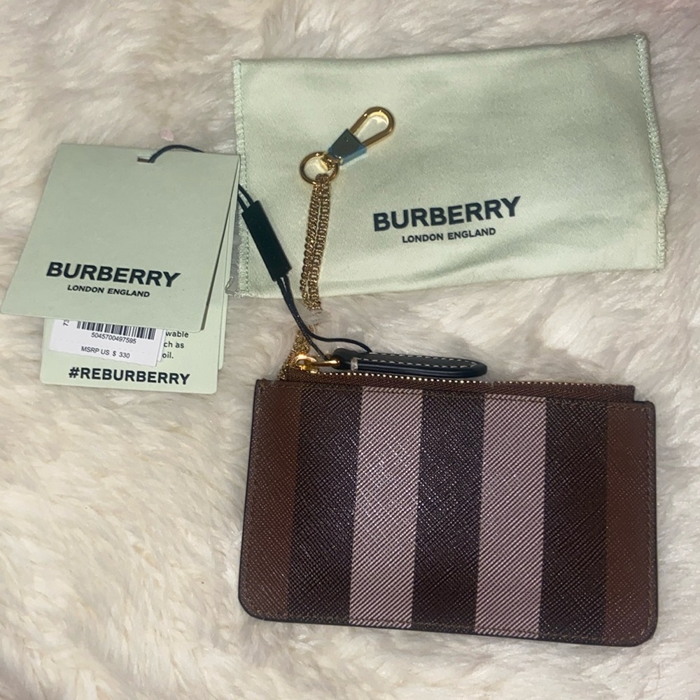 New Burberry Zip Wallet Kelbrook birch